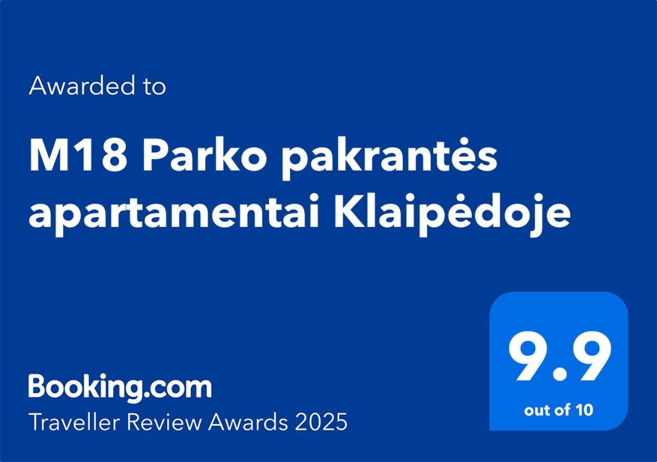 M18 Waterside Park Apartments, Self Check-in, Free Parking, Wi-fi Leilighet Klaipėda
